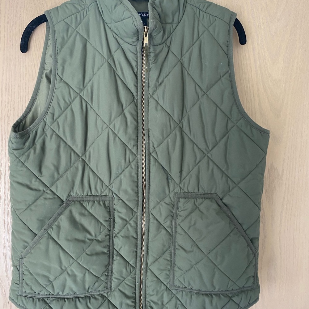 Green Quilted Vest